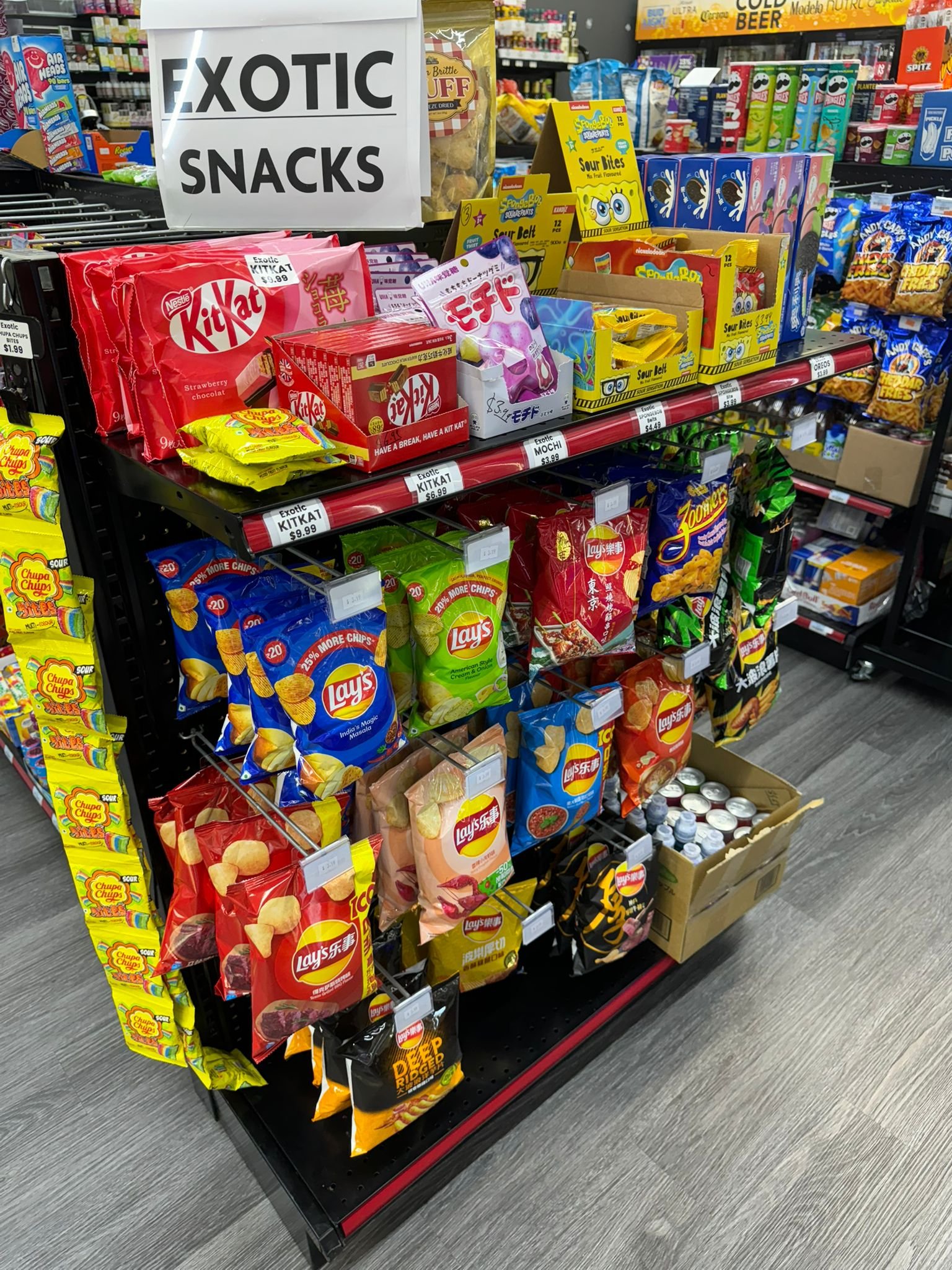 Drinks and beverages shelf Local Store St Petersburg convenience store